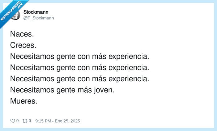 experiencia,necesitar,trabajo,joven