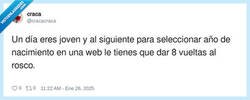 Enlace a Cada vez cuesta más llegar a tu año, por @cracacraca