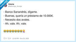 Enlace a Dos avales, por @lachunga_chunga