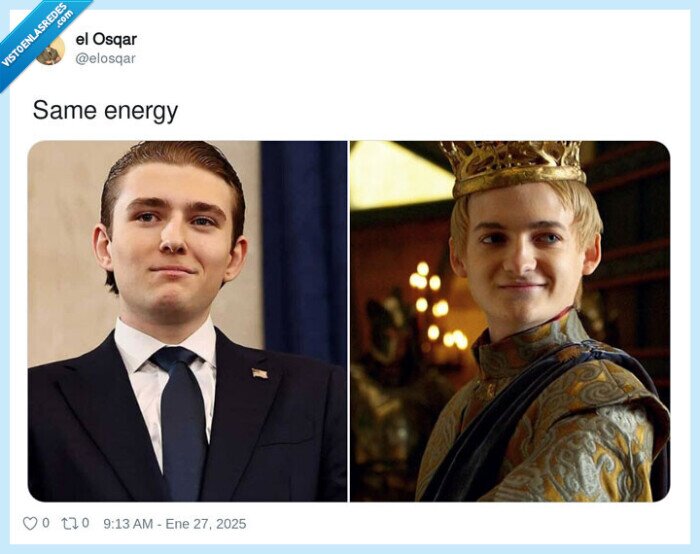 barron trump,juego de tronos,heredero