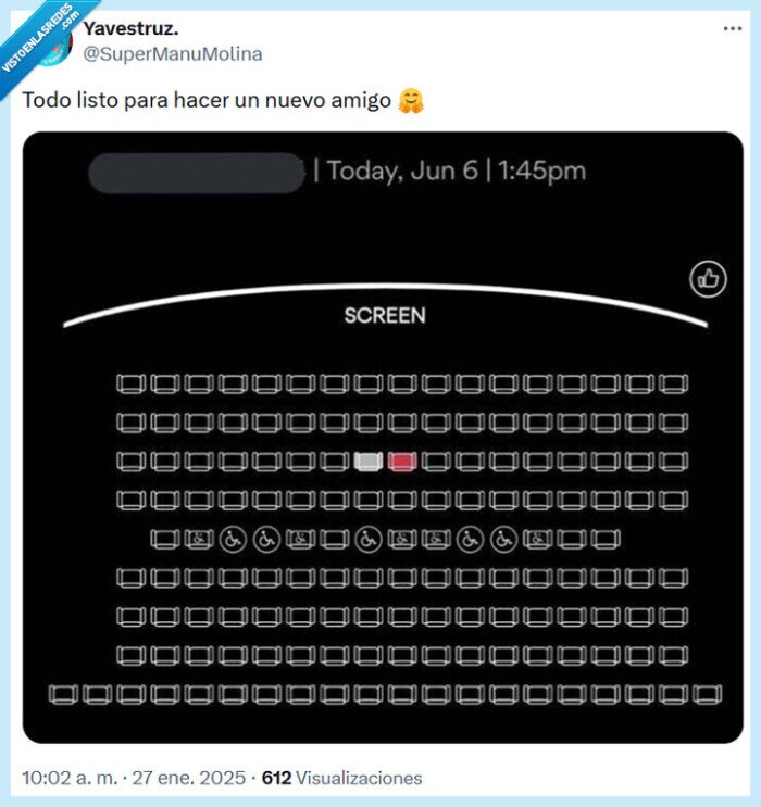 amigo,cine,nuevo,asiento