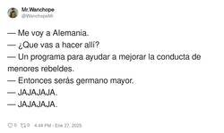Enlace a Hermano mayor en Alemania, por @WanchopeMr