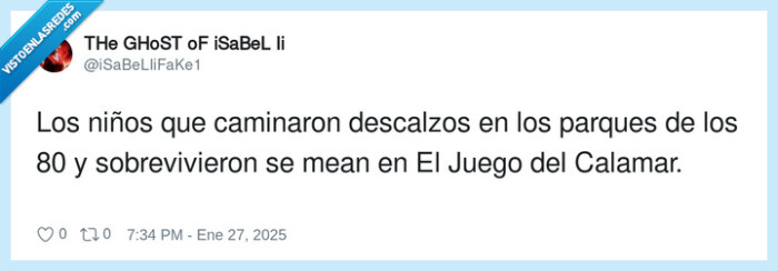 sobrevivieron,caminaro,descalzos,parques,el juego del calamar,niños