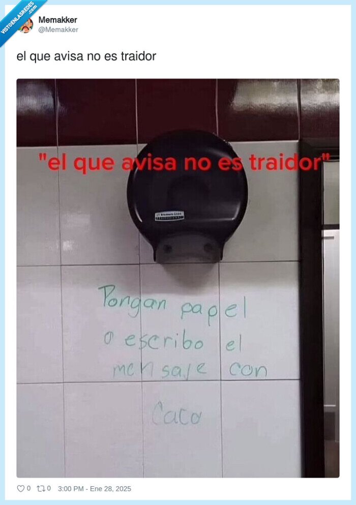 traidor,avisar,escribir,mensaje,caca,wc