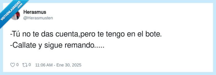 callate,remar,bote