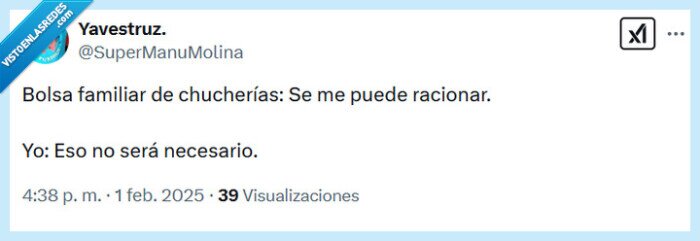 bolsa,chucherías,racionar