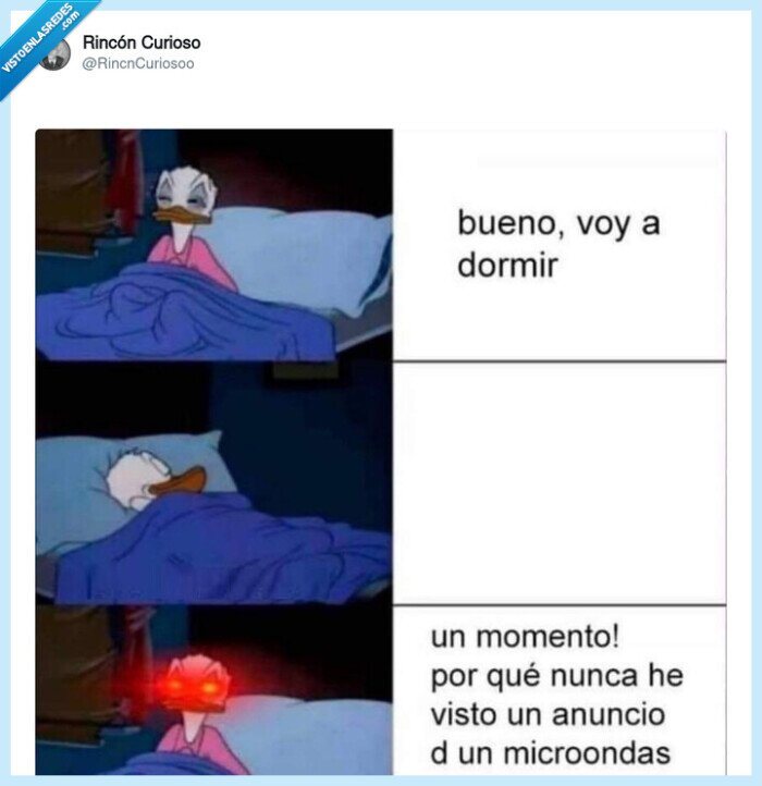 dormir,microondas,anuncio