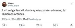 Enlace a Mi amiga Araceli, por @MrsLalupa