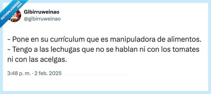 manipuladora,currículum,alimentos,lechugas,tomates,acelgas