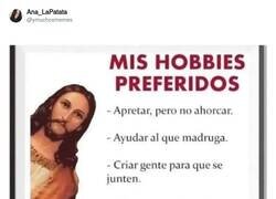 Enlace a Dios, por @ymuchosmemes