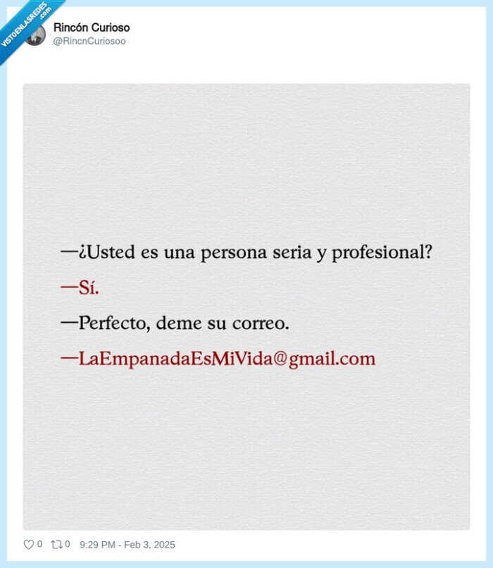 email,correo,persona seria,empanada