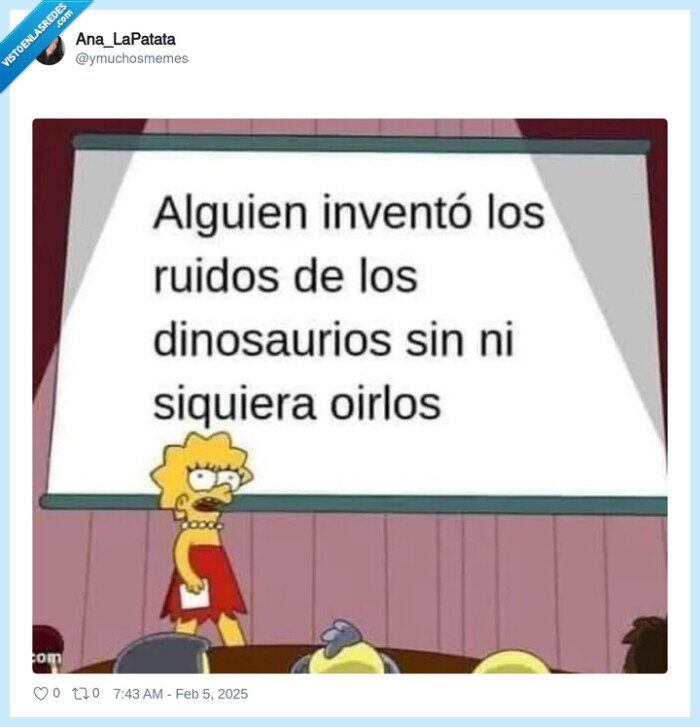ruido,dinosaurio