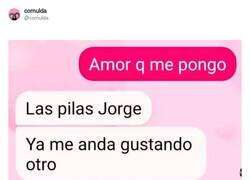 Enlace a Jorge, date prisa, por @cornulda