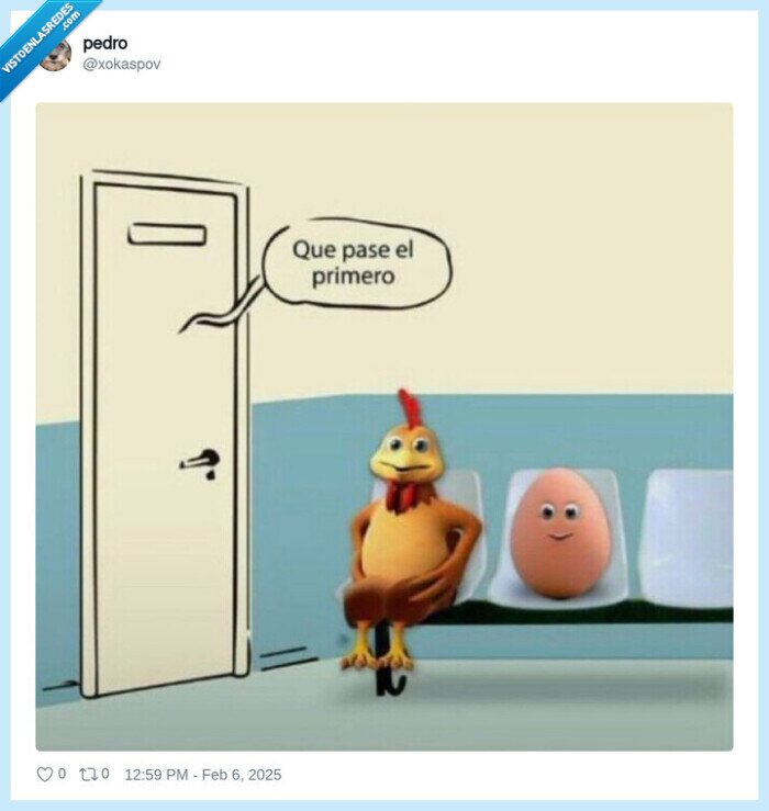 huevos,gallina,doctor,primero