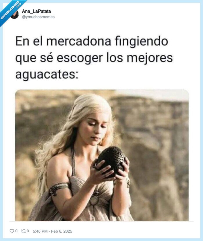 daenerys,aguacate,juego de tronos