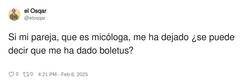 Enlace a Si mi pareja es micóloga, por @elosqar