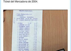 Enlace a Cuando ves los precios en este ticket del Mercadona de 2004 te das cuenta que nos han engañado
