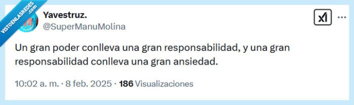 gran,poder,responsabilidad,spiderman,ansiedad