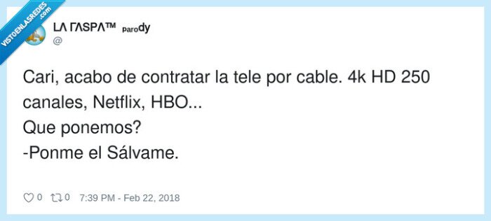 contratar,canales,netflix,sálvame
