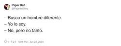 Enlace a Diferente, que no rarito, por @PajaritaStory