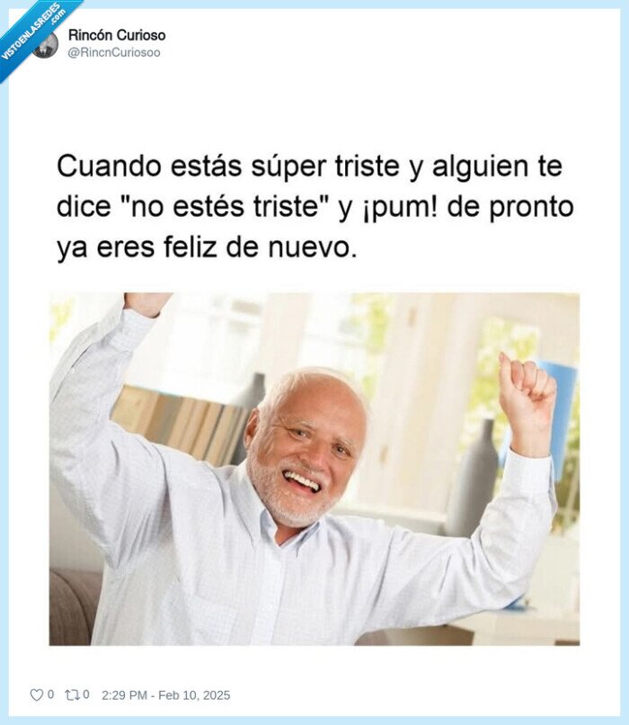 harold,triste,no estés triste