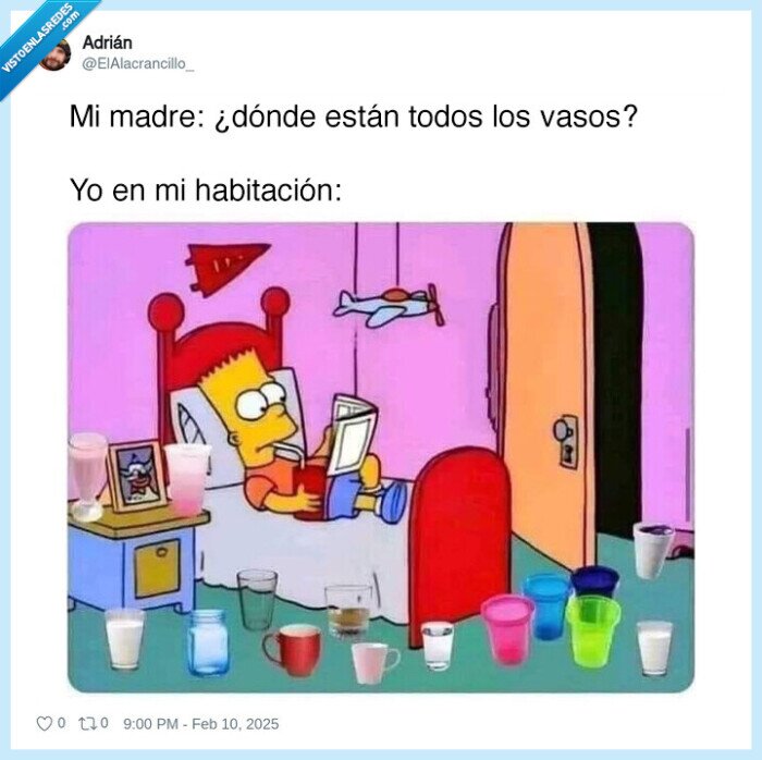 habitación,madre,vasos,acumular