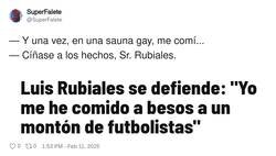 Enlace a ¿Esa frase no la pensó muy bien eh Sr. Rubiales?, por @SuperFalete
