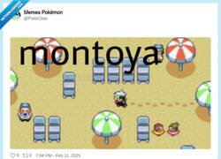Enlace a Montoya hasta en el pokémon, por @PokeCitas