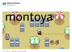 Enlace a Montoya hasta en el pokémon, por @PokeCitas