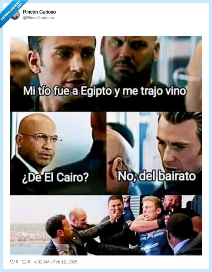 vino,el caire,bairato,capitan america