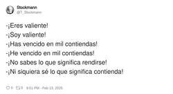 Enlace a ¡Eres valiente!, por @T_Stockmann