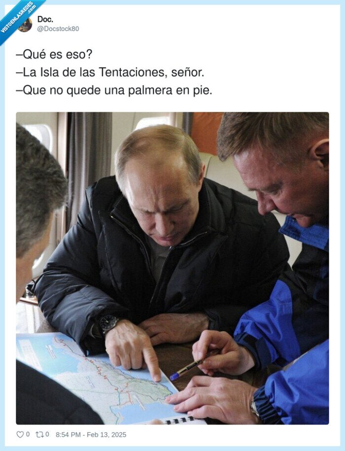 isla de las tentaciones,putin,rebentar