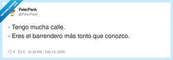 Enlace a Tener calle, por @PeterPank_