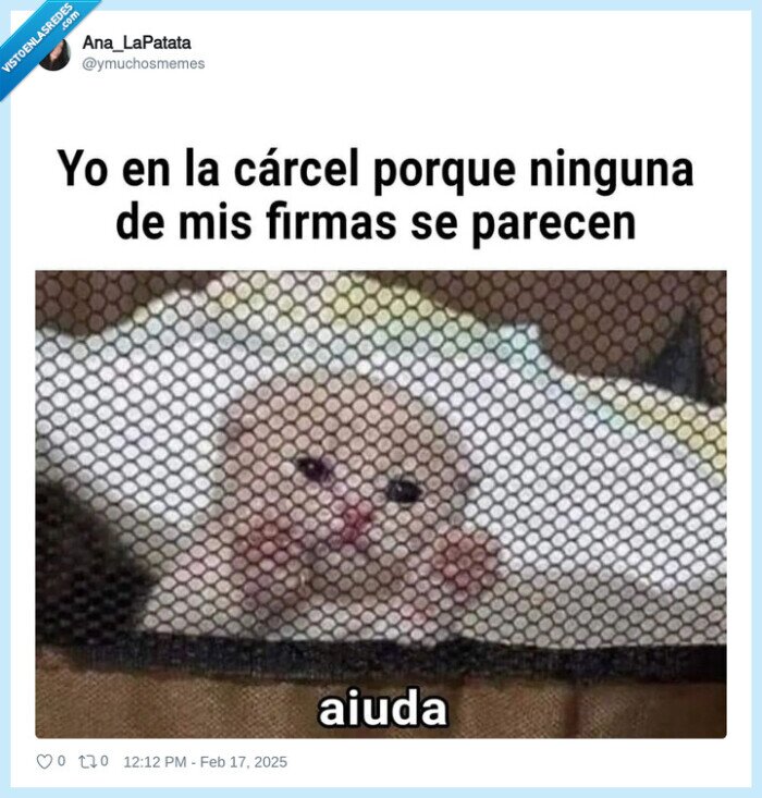 firmas,parecerse,carcel,miedo