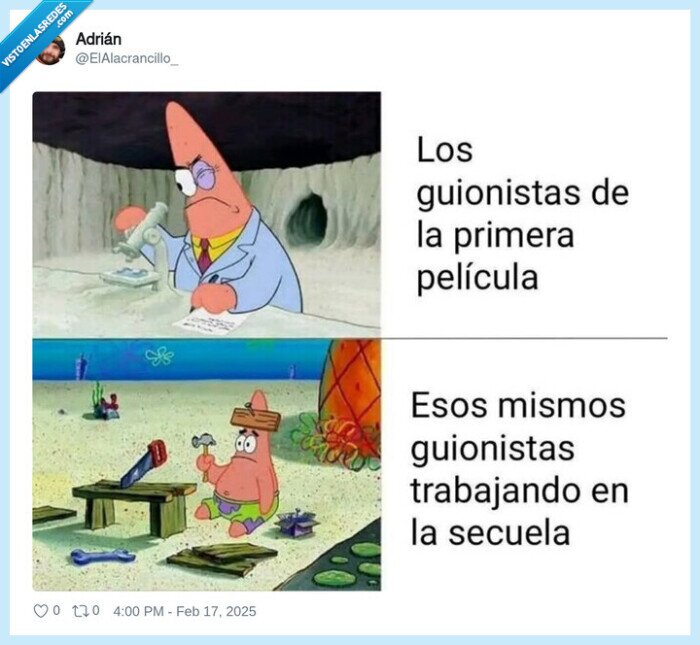 difícil,escribir,secuelas,peliculas,guión