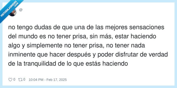 tranquilidad,sensaciones,disfrutar,inminente