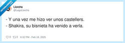 Enlace a Shakira, supérelo ya, que tiene 90 años, por @LegoLlorchs
