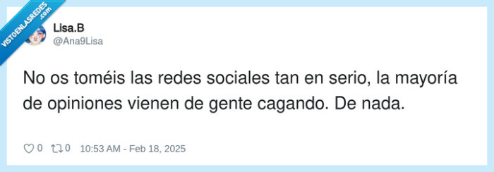 opiniones,mayoría,sociales,cagando,serio