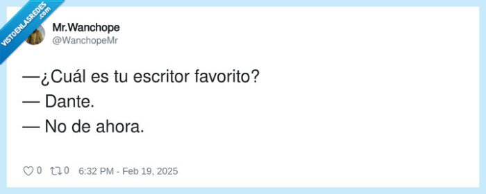 favorito,escritor,dante,ahora