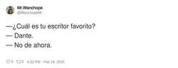 Enlace a ¿Dante o dahora?, por @WanchopeMr
