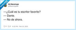Enlace a ¿Dante o dahora?, por @WanchopeMr