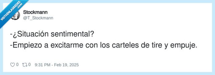 situación sentimental,excitarme,carteles,empujar