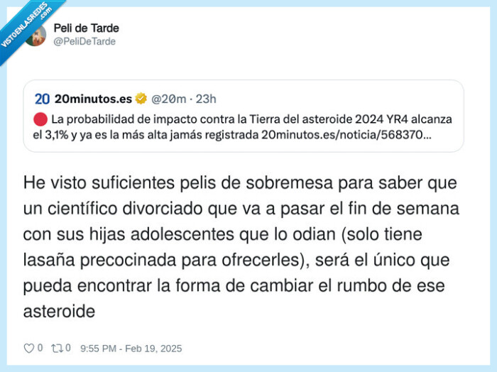 asteroide,pelicula,antena3,sobremesa