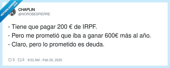 prometido,deuda,irpf,ganar