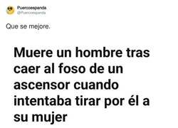 Enlace a Tremendo el karma, por @Puercoespanda