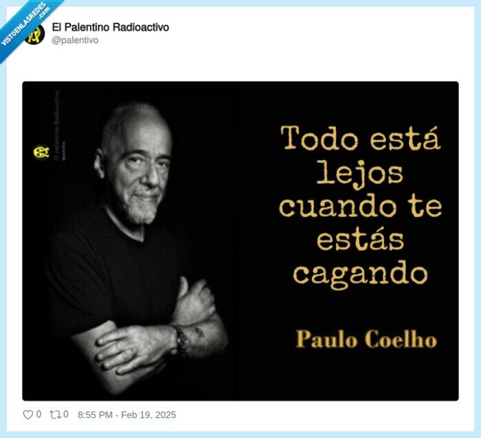 lejos,cosas,cagar,paulo coelho