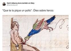 Enlace a Que te la pique un pollo, por @SantiLiebanaR