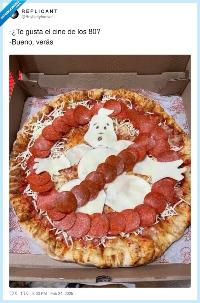 pizza,ghostbusters,cazafantasmas,pepperoni