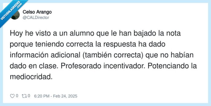 información,incentivador,profesorado,potenciar,mediocridad