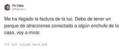 Enlace a La luz se ha subido una locura, por @Elpoclaro